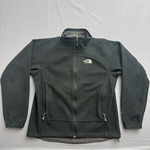 North Face Windwall Fleece Soft-Shell Tech Jacket Size M Black Unisex